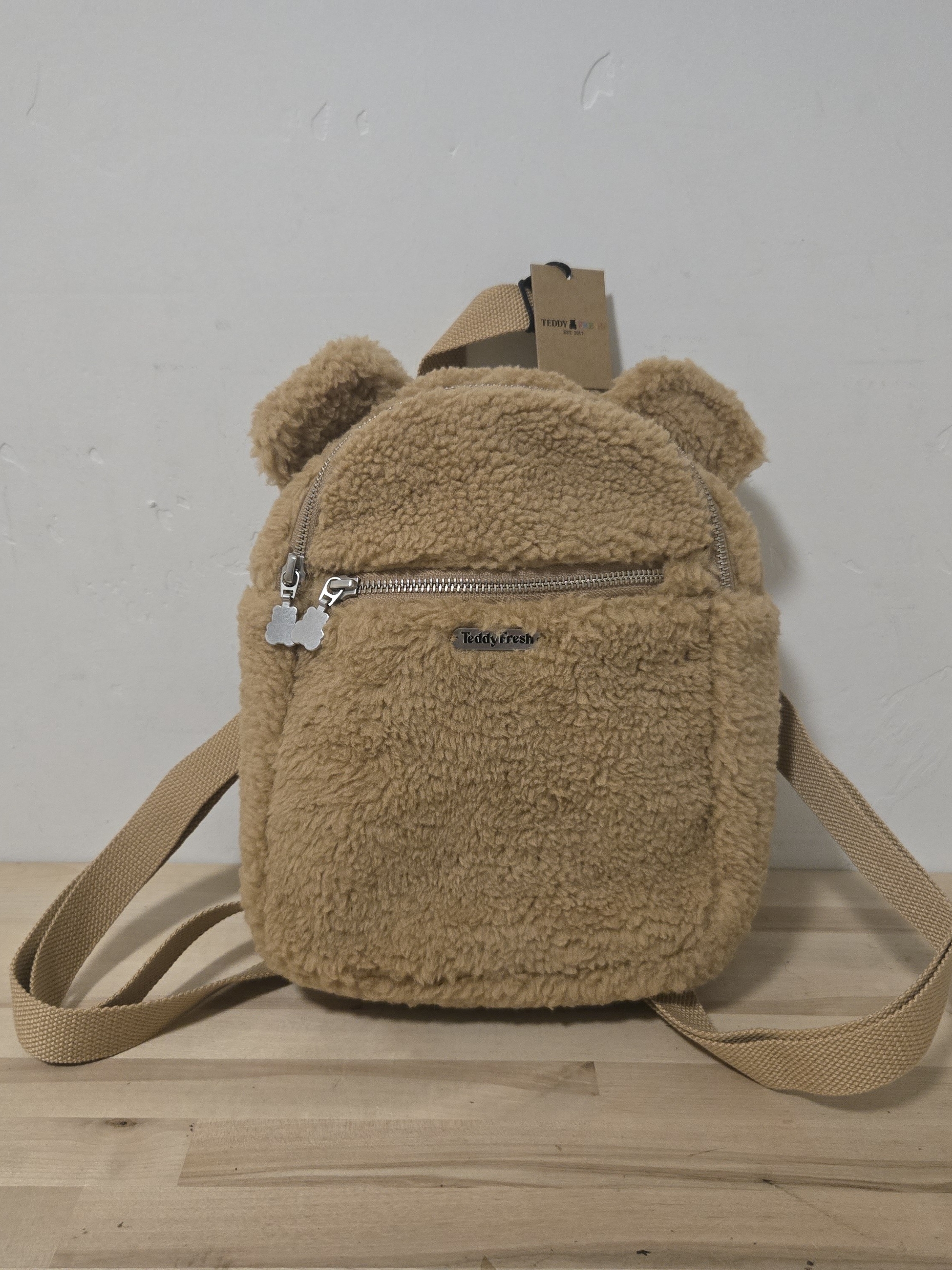 Teddy Fresh Sherpa Bear Ears Mini Backpack - Nwt — image 8 of 8